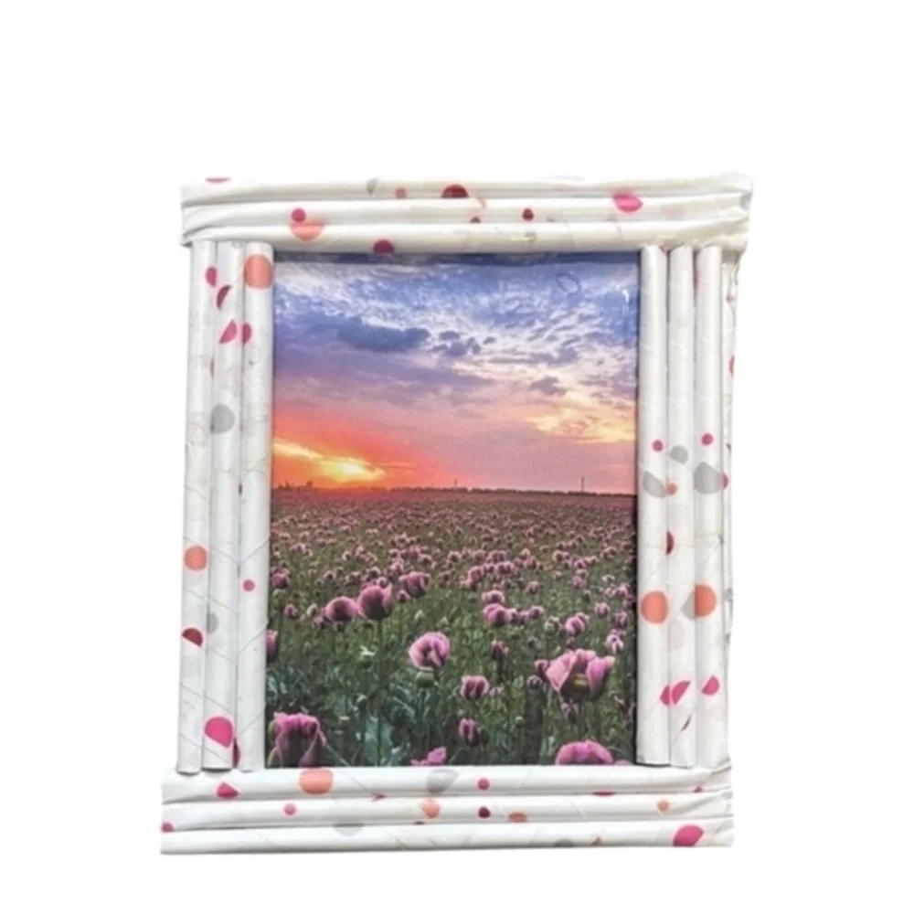 Handmade Spring Photo With Attached Frame